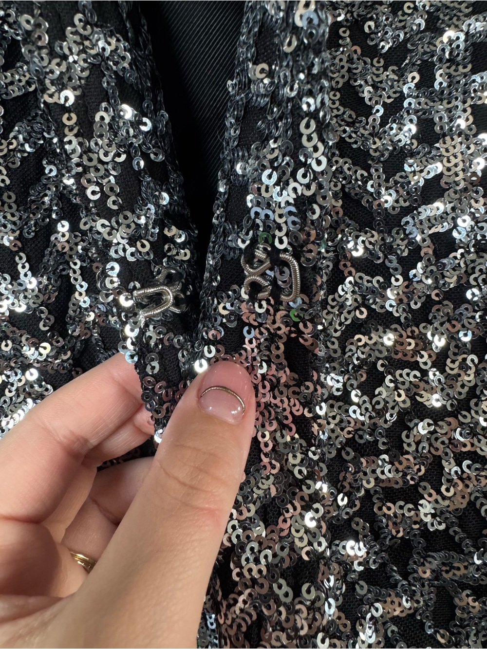 ZARA Sequin Blazer (XL) - Picture 7 of 9